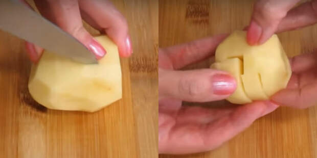 запеченный с сыром картофель