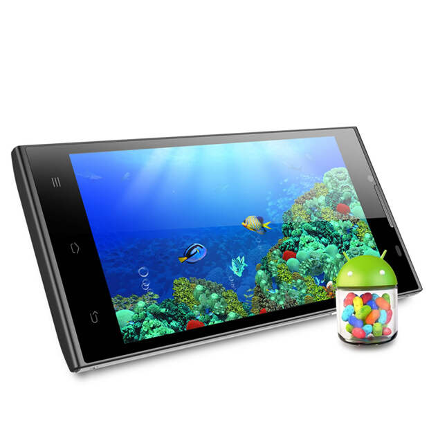 DOOGEE TURBO DG2014 5" IPS OGS 6.3mm Ultrathin 13MP MTK6582 Android 4.2.2 Quad Core 1GB + 8GB Phone