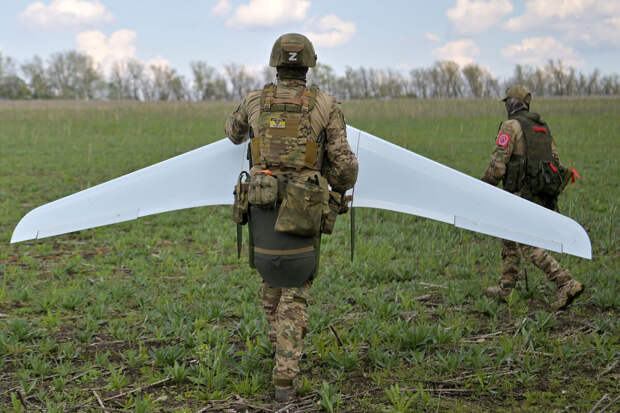 Российские военные впервые на СВО нанесли удар дроном на спутниковом управлении