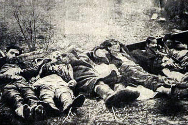 Жертвы погрома в Киевской губернии, 1919 год.