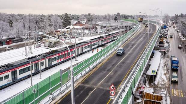 В Раменском открыли путепровод через железную дорогу