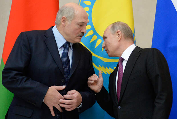 Александр Лукашенко и Владимир Путин