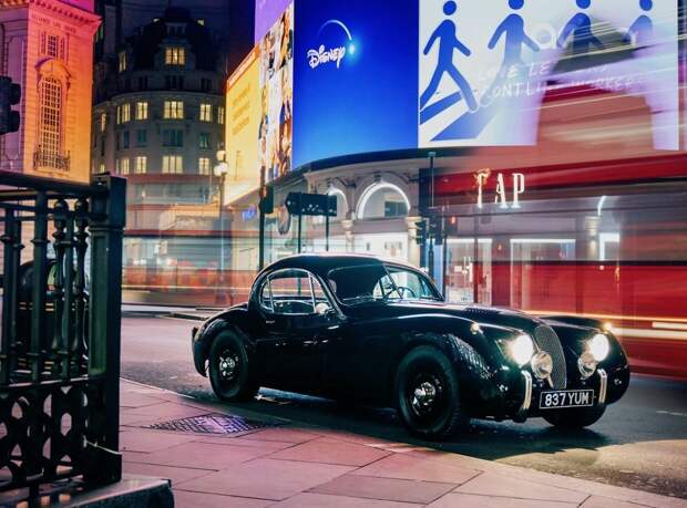 Классический Электромобиль, что может быть лучше? электрический Jaguar XK120 - беззаботная классика