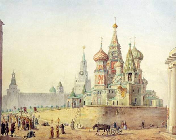Рабус - Храм Василия Блаженного. 1830—1840-е