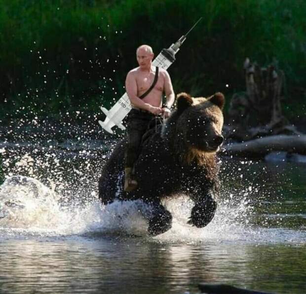 Владимир Путин спешит спасать мир от коронавируса... Владимир Путин спешит спасать мир от коронавируса...