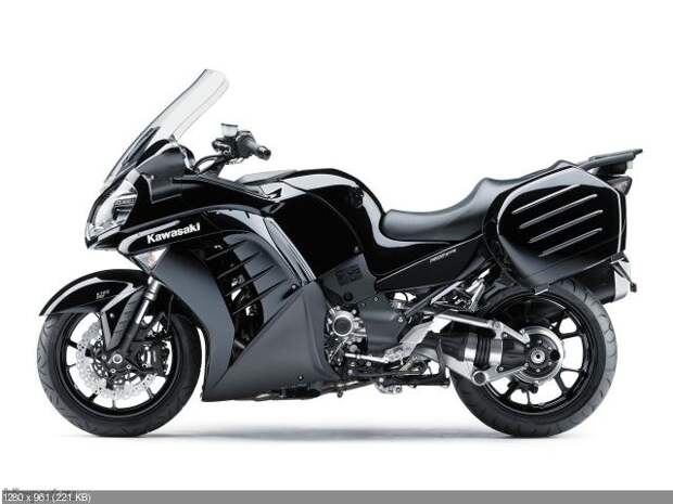 Анонс мотоцикла Kawasaki 1400 GTR 2012