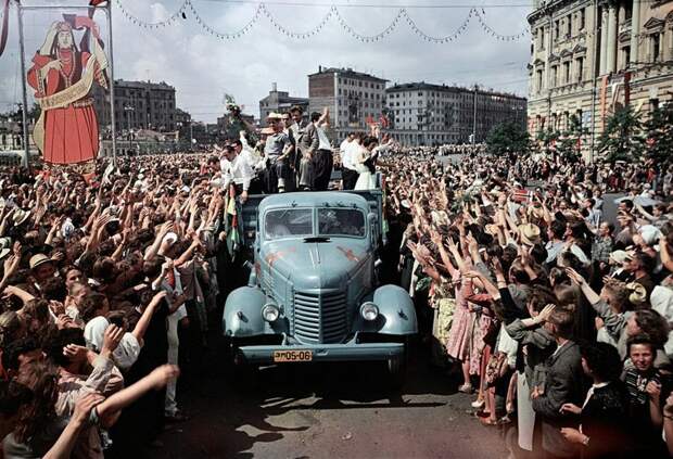 Всемирный фестиваль молодёжи 1957 года в Москве в фотографиях Всемирный фестиваль молодёжи 1957 года в Москве в фотографиях СССР., Фестиваль, молодёжь, фото