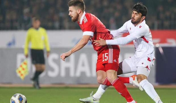 Сборная России по футболу сыграла в безголевую ничью с командой Таджикистана