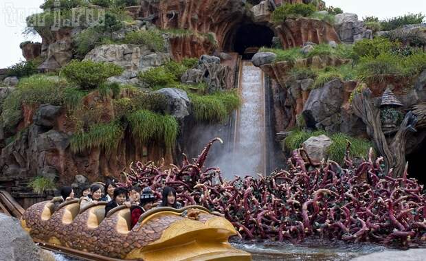 Япония, Токио, Tokyo Disney Resort, Токийский Диснейленд, DisneySea, парк развлечений