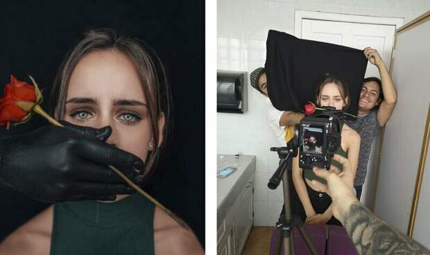 Как превратить самую обыкновенную фотографию в шедевр Как превратить самую обыкновенную фотографию в шедевр девушки, красота, креатив, секрет, фотография, юмор