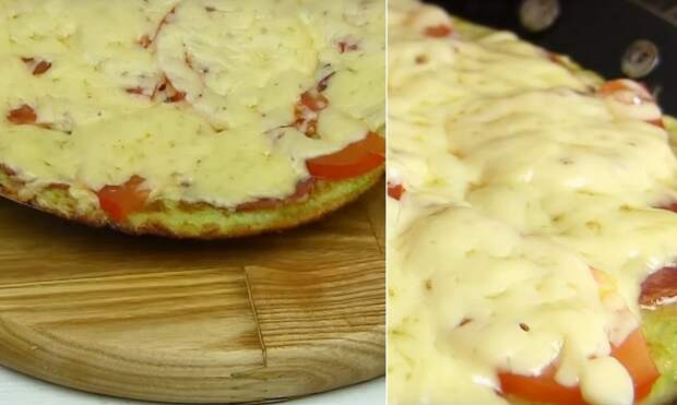 пицца из кабачков и фарша