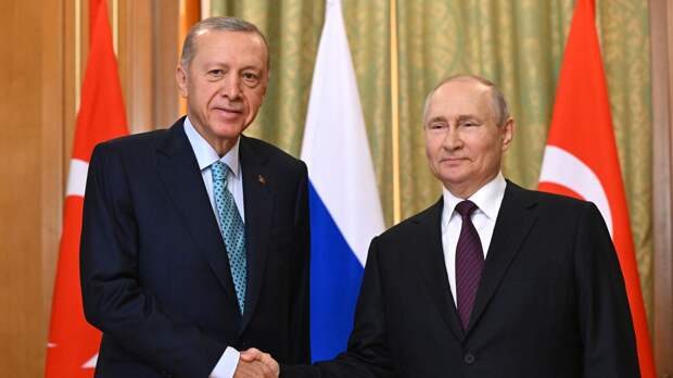 Президент РФ В. Путин провел переговоры с президентом Турции Р. Т. Эрдоганом - РИА Новости, 1920, 24.10.2023