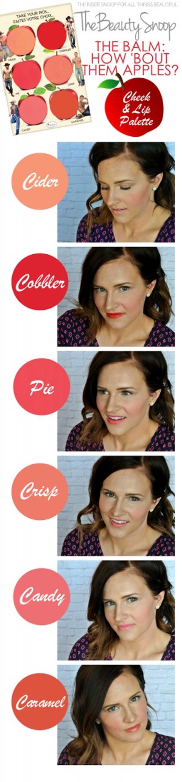 The Balm Lip & Cheek Palette Review Cream blush and lip color combo makeup, match your cheeks to your lips