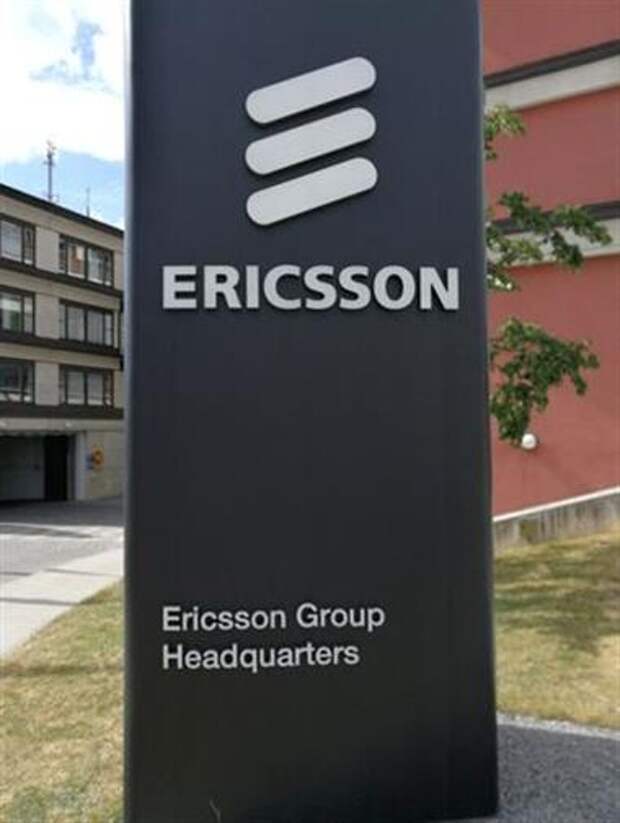 The Ericsson logo is seen at the Ericsson's headquarters in Stockholm, Sweden June 14, 2018. Picture taken June 14, 2018. REUTERS/Olof Swahnberg