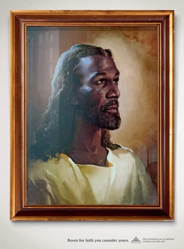Black Jesus, The Evangelical Lutheran Church Of Finland, Tbwa\phs, Печатная реклама