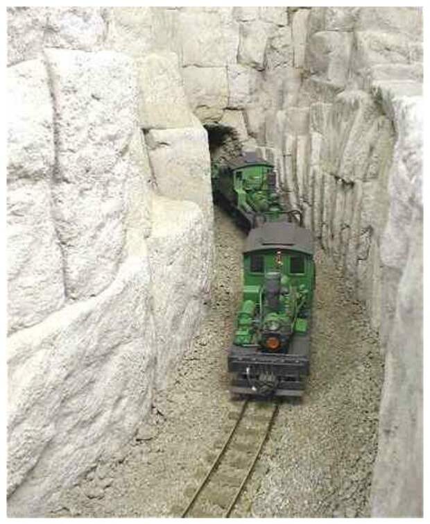 Реконструкция железной дороги на некогда существующей шахте в Австралии интересное, красота, тоннели, удивительное, факты