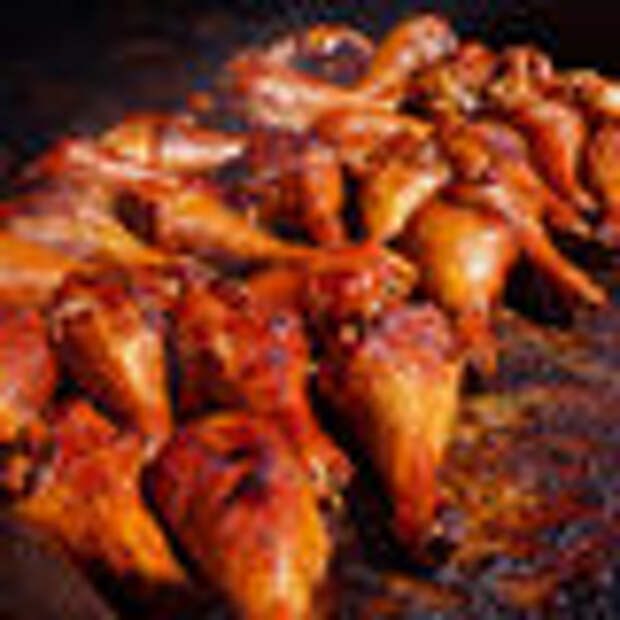 Giant turkey legs at the feast.