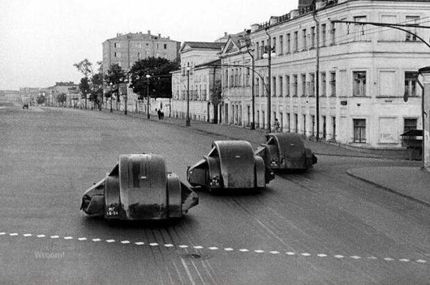 Подметально–уборочные машины ПУ–7 на шасси ГАЗ–ММ, СССР, 1938 год знаменитости, исторические фотографии, история, редкие фотографии, фото