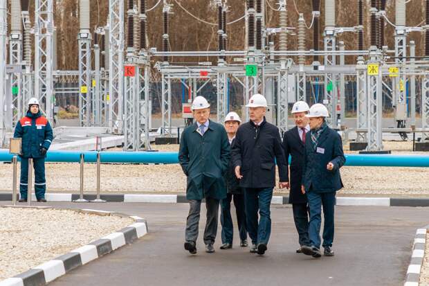 Собянин открыл крупнейшую электроподстанцию в Новой Москве / Фото: mos.ru