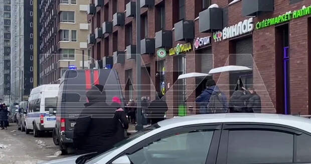 Обстановка у дома генерала Алексеева после покушения попала на видео