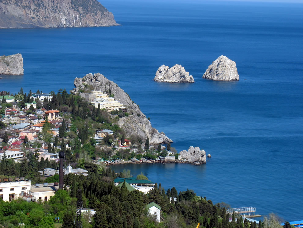 Adalary, island rocks of Gursuf, Krym Adalary, island rocks off Krym