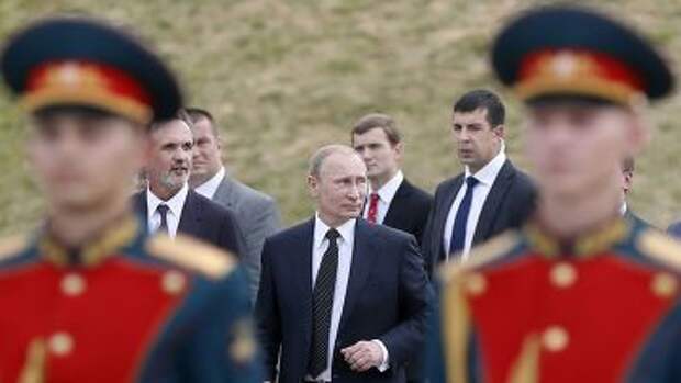 Владимир Путин на церемонии открытия памятника героям Первой мировой войны