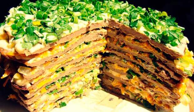 Мясной ТОРТ «Мечта гурмана»: рецепт пошагово