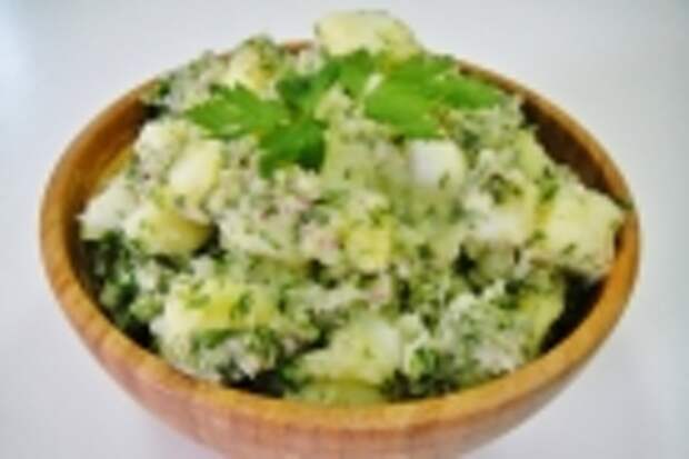 Картофельный салат с луком
