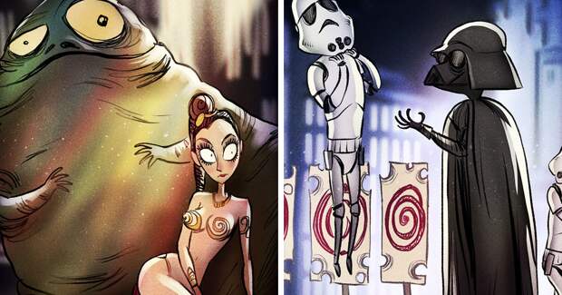 Here’s What Would Happen If Tim Burton Directed Star Wars Movies