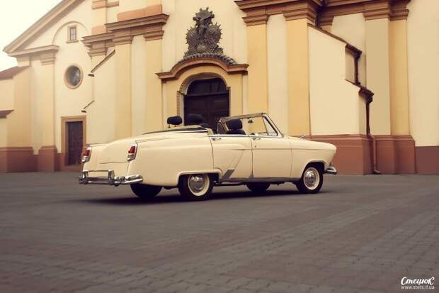 Кабриолет из ГАЗ 21 в американском стиле авто, газ, волга, газ-21