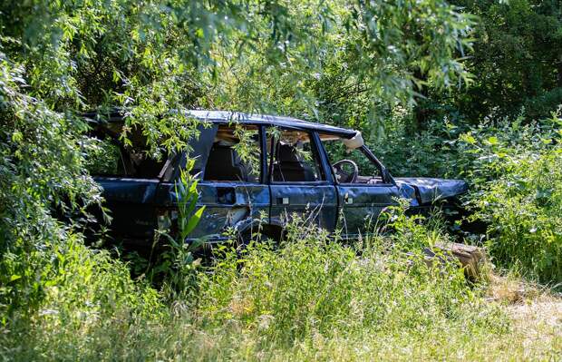 Брошенный Автомобиль, Природа, 4 X 4, 4Wd