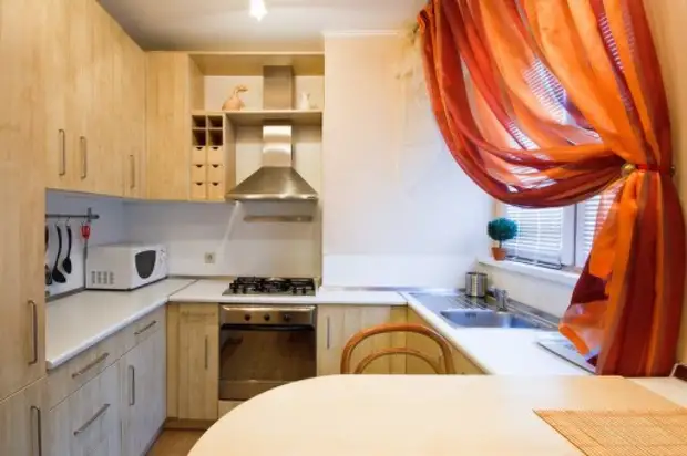 Дизайн кухни в панельном доме с S = 9 м2 | Топ 10 фото кухни в 9 кв.м | Кухни МЖК м2