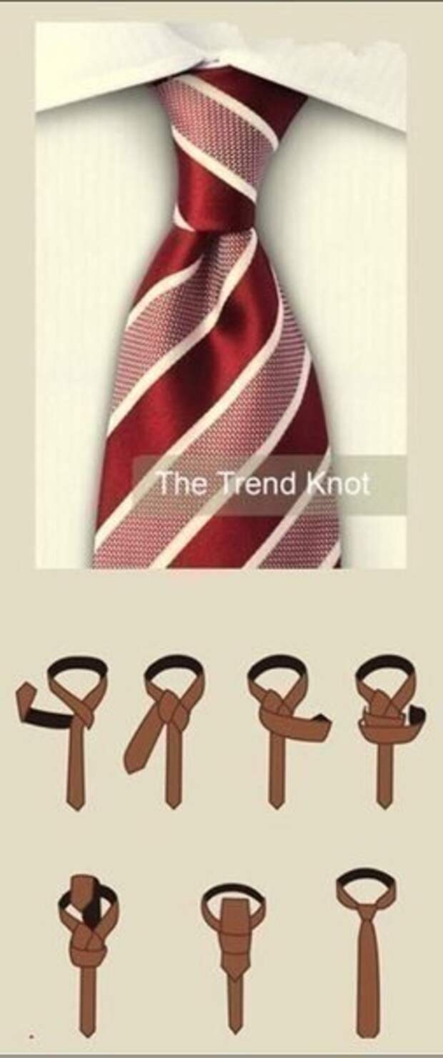 несколько способов завязать галстук