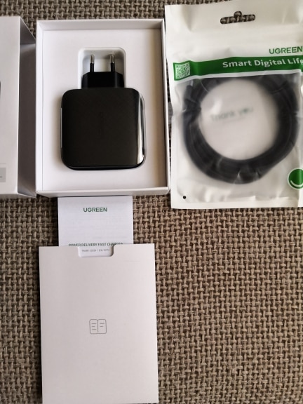 Cетевое pарядное устройство Ugreen 65 Вт (3 USB-C)