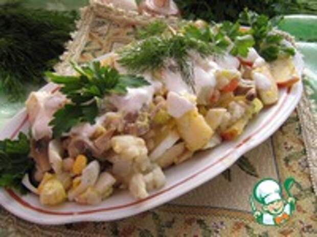 Салат из фасоли и цветной капусты с шампиньонами ингредиенты