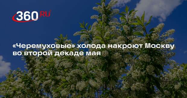 Синоптик Тишковец: волна холода нагрянет в Москву в период с 11 по 20 мая