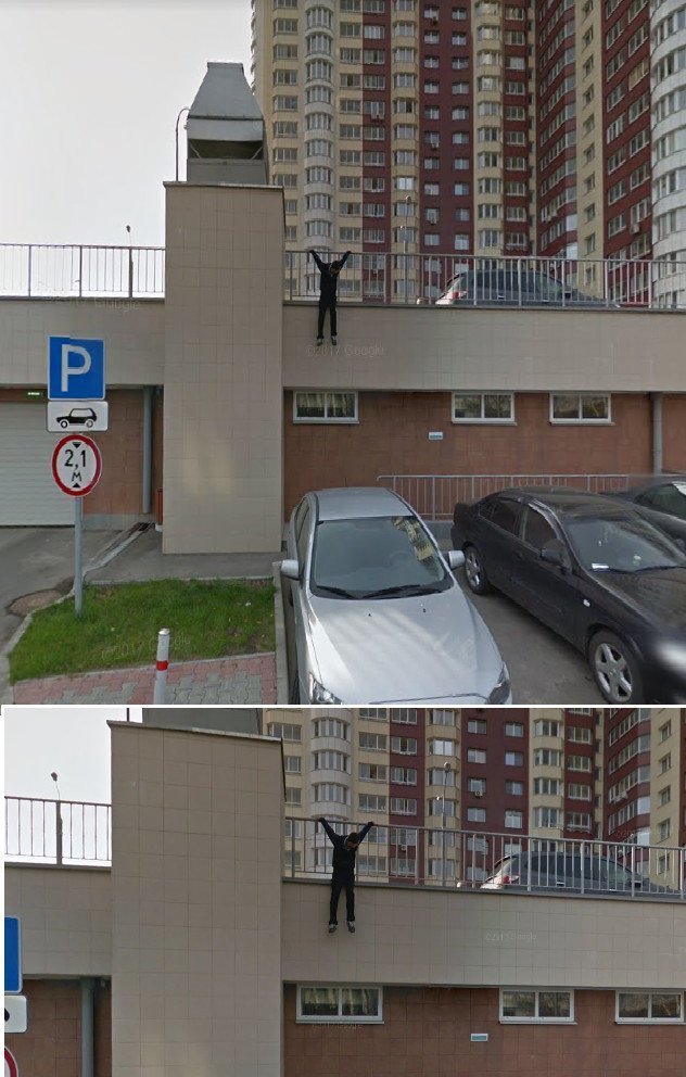 Чего Google Maps только не наснимают! Чего Google Maps только не наснимают!