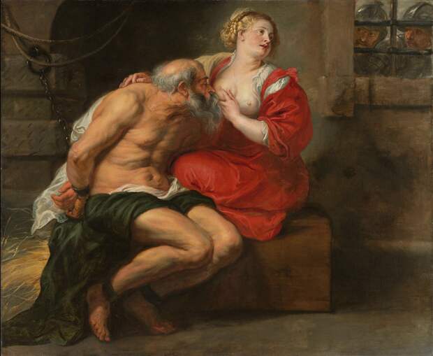 Кимон и Перо, рубенс, 1530