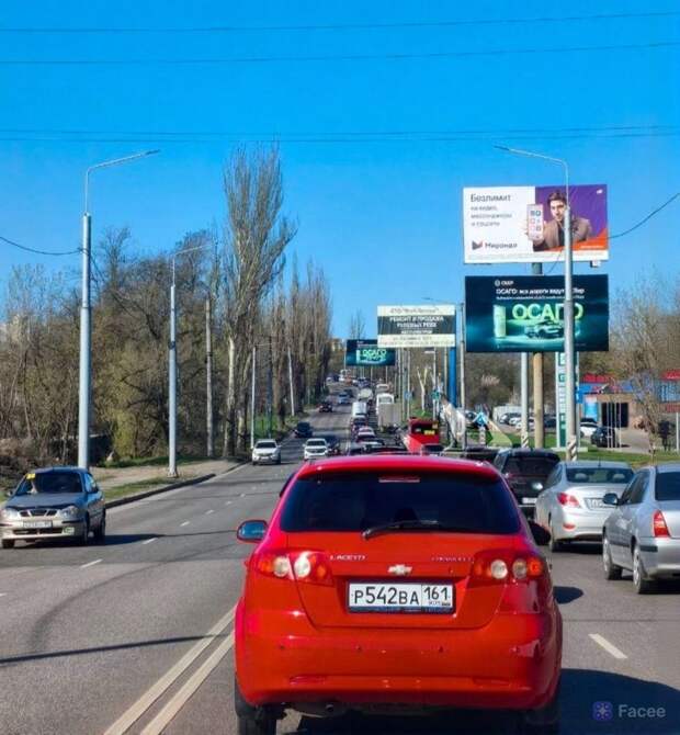 Огромная пробка в Макеевке