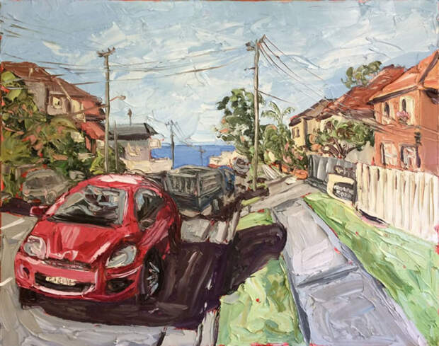 Пляжные картины маслом от австралийской художницы Салли Уэст