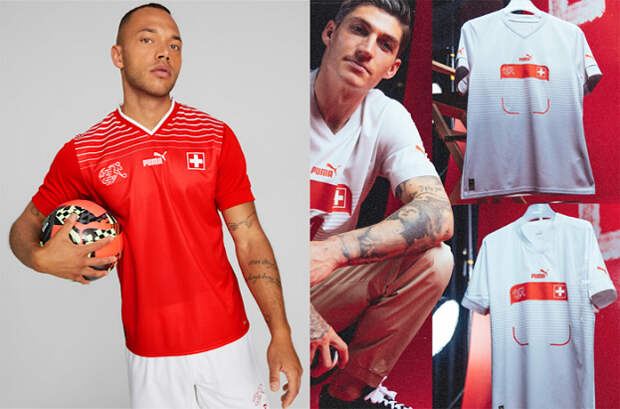 Форма сборной Швейцарии.
