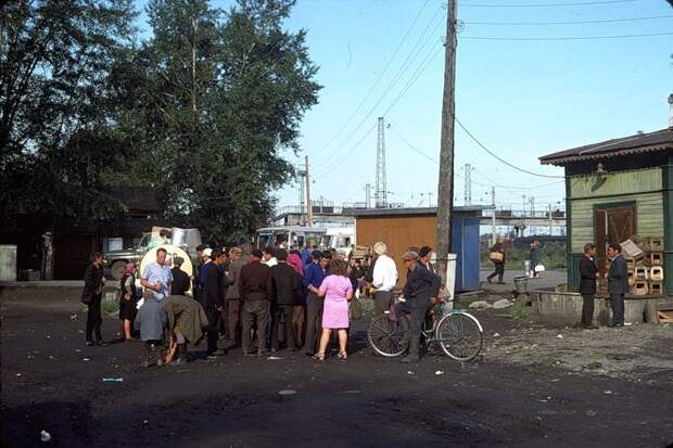 СССР из окна поезда в 1975 г. 2126 СССР из окна поезда в 1975 году