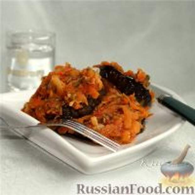 Фото к рецепту: Острая закуска из баклажанов Фото к рецепту: Острая закуска из баклажанов