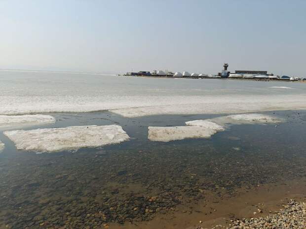 Весеннее тепло практически растопило льды в заливах Приморья