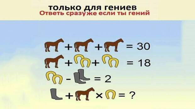 Эту задачу способен решить только гений