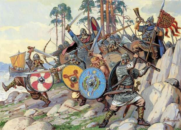 Викинги всячески добывали мечи Ульфберта. /Фото:usiter.com