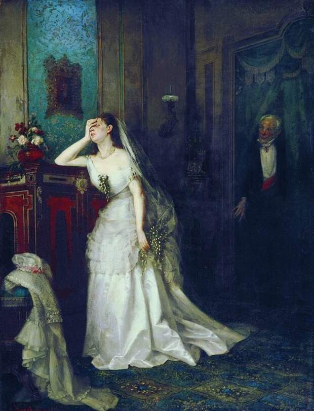 «После венчания». Художник Фирс Журавлёв.