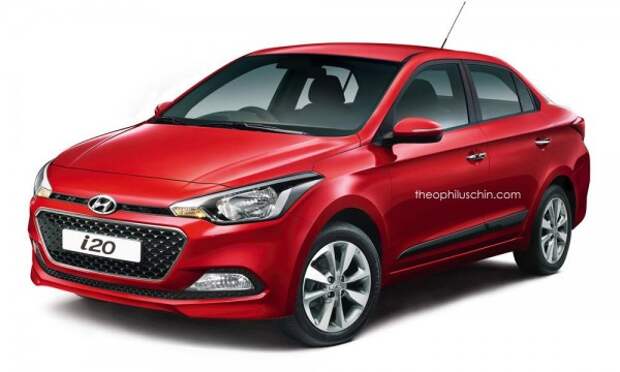 Hyundai i20 мог бы быть седаном Hyundai i20 мог бы быть седаном