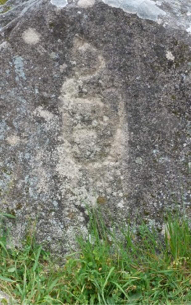 serpent-carved
