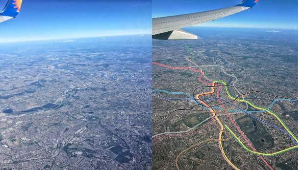 Фотография Лондона с высоты превратилась в 3D-карту метрополитена